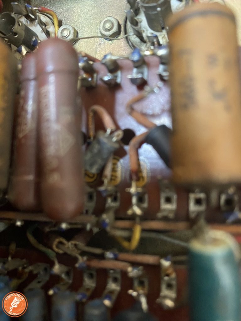 Rohde and Schwarz SK080 transmitter detail during refurbishment