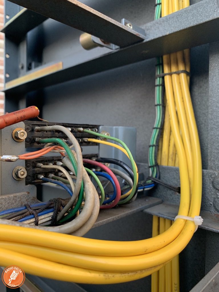 Technical detail of the Radio Delta AM SK080 transmitter