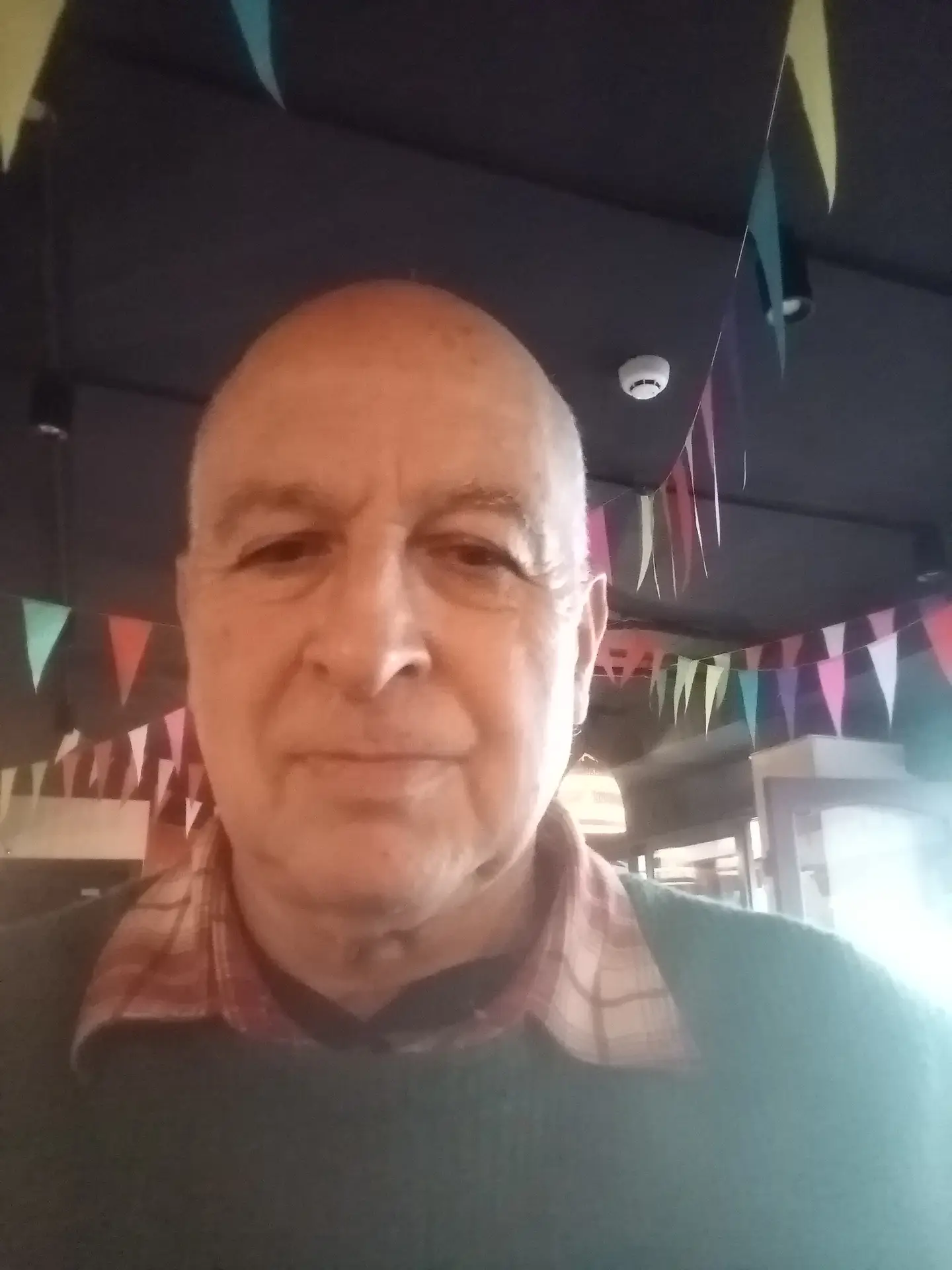 Costa in Limassol, Cyprus, at his shortwave listening setup